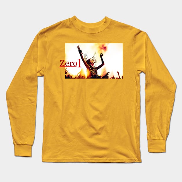 Zero1-1.46 Party at the end of the world Long Sleeve T-Shirt by Stinkykittydesign